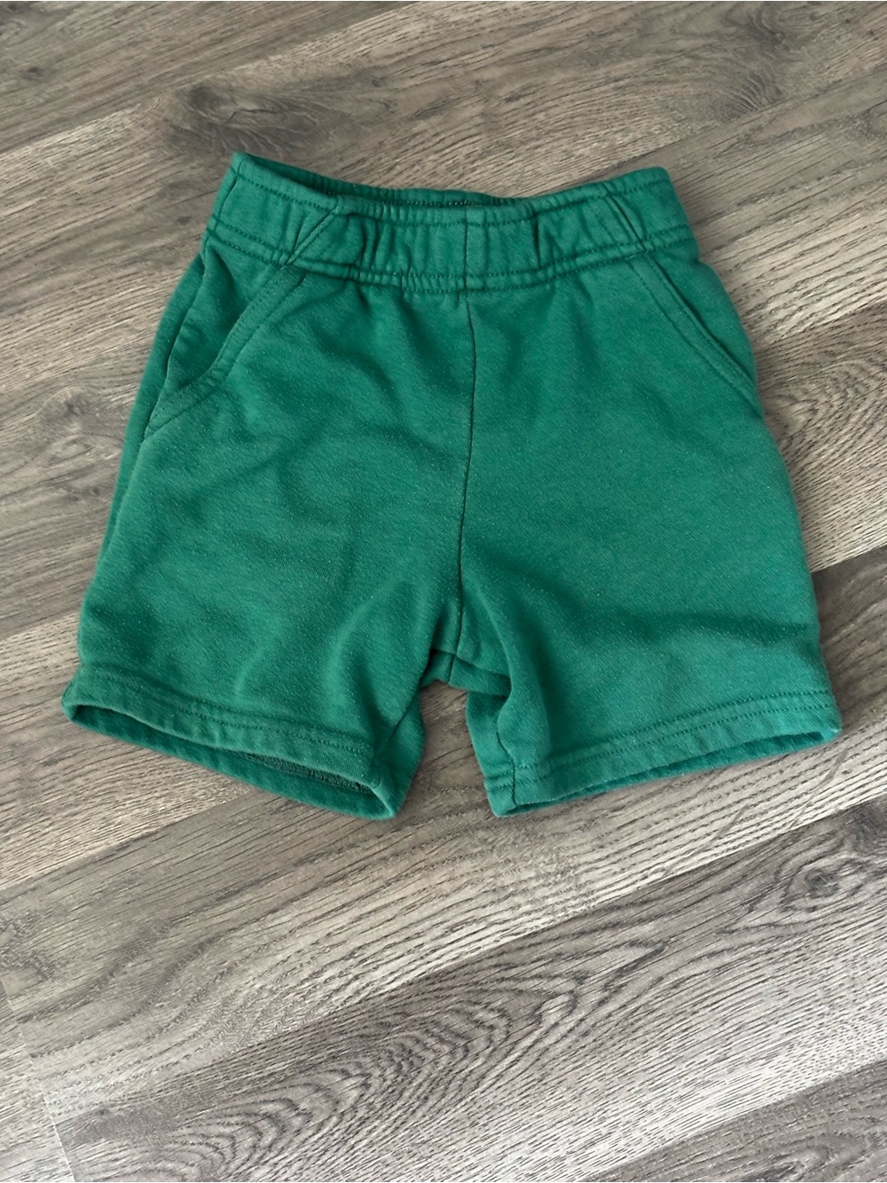 Kids Green and Blue Pull-On Shorts Set - Picture 5 of 7